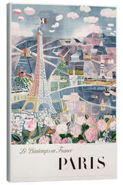 Leinwandbild Paris, der Frühling in Frankreich (Französisch) - Raoul Dufy