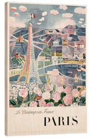 Holzbild Paris, der Frühling in Frankreich (Französisch) - Raoul Dufy