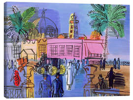 Leinwandbild Das Casino auf dem Pier, Nizza, um 1926 - Raoul Dufy