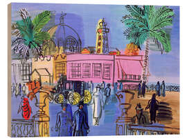 Holzbild Das Casino auf dem Pier, Nizza, um 1926