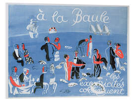 Hartschaumbild La Baule, 1927