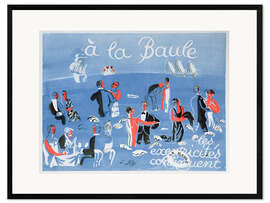 Gerahmter Kunstdruck La Baule, 1927