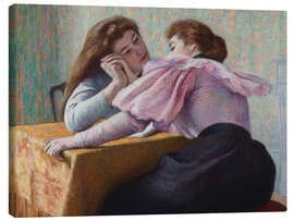 Leinwandbild Tischgespräch, 1890 - Federigo Zandomeneghi