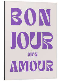 Magnettafel Bonjour mon amour
