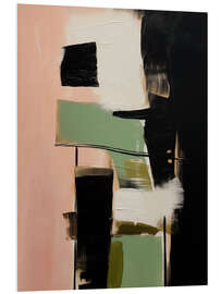 Hartschaumbild Soft Edge Abstraction II