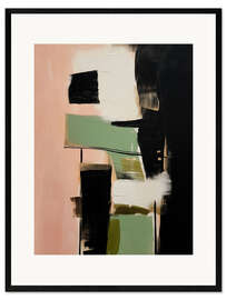 Gerahmter Kunstdruck Soft Edge Abstraction II