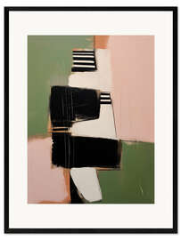 Gerahmter Kunstdruck Soft Edge Abstraction III