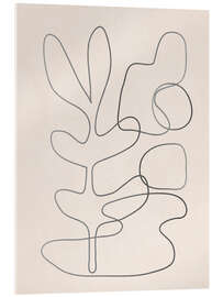 Acrylglasbild Abstrakte Linie II