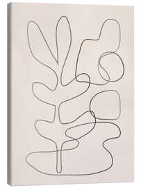 Leinwandbild Abstrakte Linie II