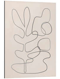 Magnettafel Abstrakte Linie II