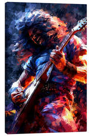 Leinwandbild Die Energie eines Rockgitarristen - Gen Z