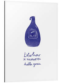 Magnettafel L'olio buono si riconosce dalla goccia