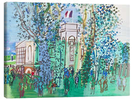 Leinwandbild Le Pesage à Deauville, 1930 - Raoul Dufy