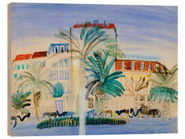 Holzbild Hotel in Cannes, 1925 - Raoul Dufy
