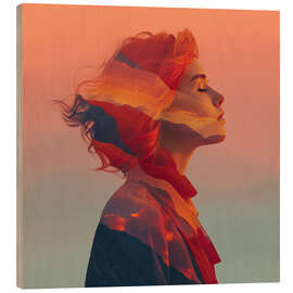 Holzbild Feeling the Landscape - Thomas Klee