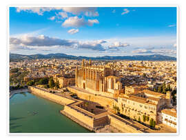 Wandbild Die Kathedrale, Palma de Mallorca - euregiophoto