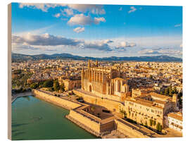 Holzbild Die Kathedrale, Palma de Mallorca - euregiophoto