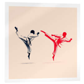 Acrylglasbild Kämpfen - DejaReve