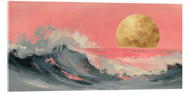 Acrylglasbild Goldene Sonne