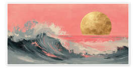 Poster Goldene Sonne