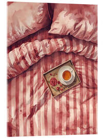 Acrylglasbild Tee im Bett - Ohkimiko