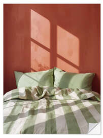 Wall sticker Bedtime stories in green and red - Ohkimiko