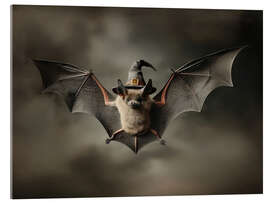 Acrylglasbild Halloween Süße Fledermaus - TAlex