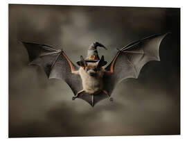 Hartschaumbild Halloween Süße Fledermaus - TAlex