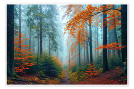 Wandbild Früher Morgen - Mango Art