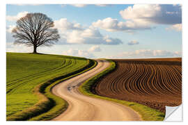 Wandsticker Weg im Grünen