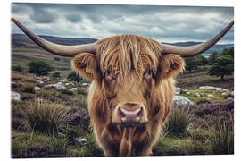 Acrylglasbild Hochlandrinder - Mango Art