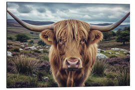 Alubild Hochlandrinder - Mango Art
