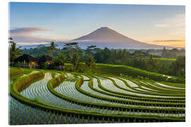 Acrylglasbild Balinesische Landschaft