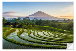 Wandsticker Balinesische Landschaft