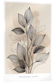 Acrylglasbild Botanical Lines
