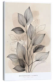 Leinwandbild Botanical Lines