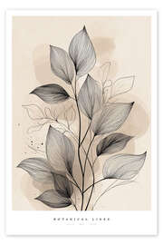 Poster Botanical Lines