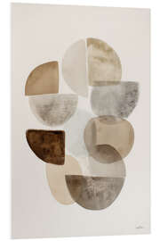 Hartschaumbild Himmlische Steine II