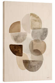 Holzbild Himmlische Steine II