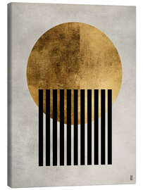 Leinwandbild Goldene Sonnenfinsternis