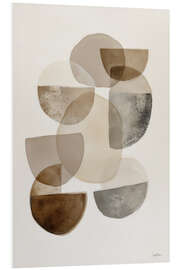 Hartschaumbild Himmlische Steine I