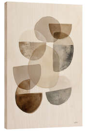 Holzbild Himmlische Steine I