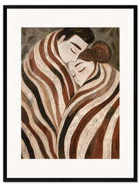 Gerahmter Kunstdruck Ewige Umarmung II