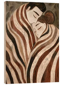 Holzbild Ewige Umarmung II