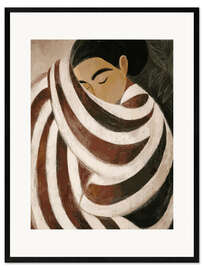 Gerahmter Kunstdruck Ewige Umarmung I