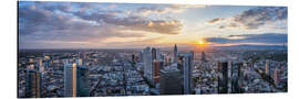 Alubild Frankfurt Skyline Panorama