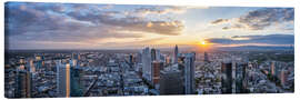 Leinwandbild Frankfurt Skyline Panorama - Jan Christopher Becke