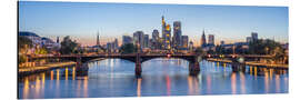 Alubild Frankfurt am Main Skyline Panorama