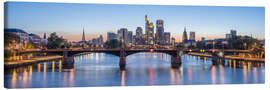 Leinwandbild Frankfurt am Main Skyline Panorama - Jan Christopher Becke