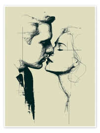 Wandbild Zarte Begegnung - Thomas Klee